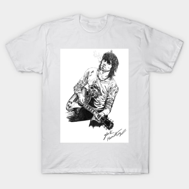 Keef  Original Ink Drawing T-Shirt by HamiltonArt